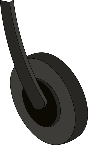 parte dos fones de ouvido PNG, SVG