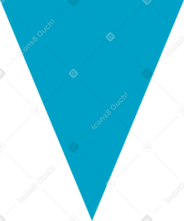 cyan triangle PNG, SVG