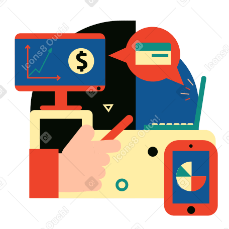 Financial analytics PNG, SVG