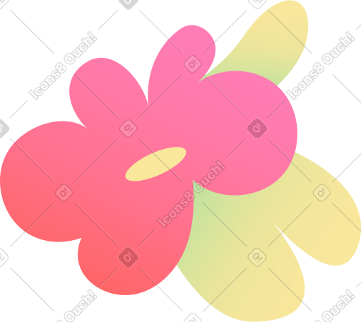 粉红色的花 PNG, SVG