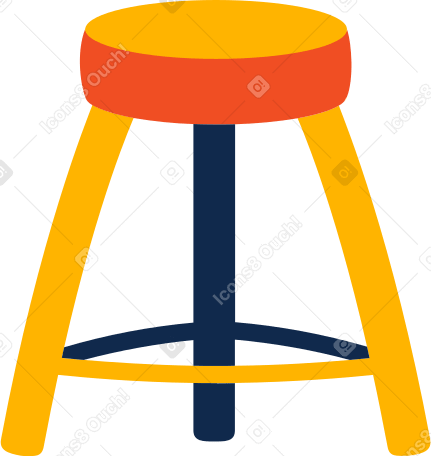 seat stool PNG, SVG