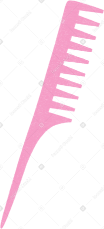 pink combing PNG, SVG