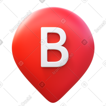 Marker b PNG, SVG