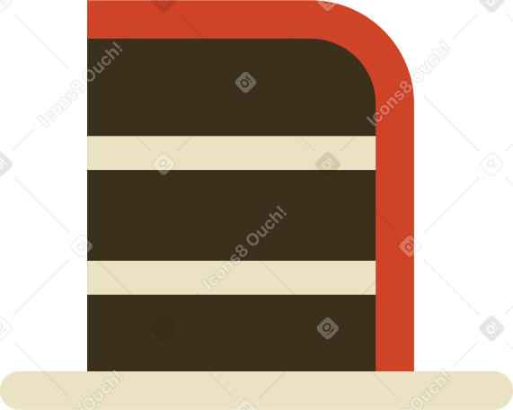 birthday piece of cake Illustration in PNG, SVG