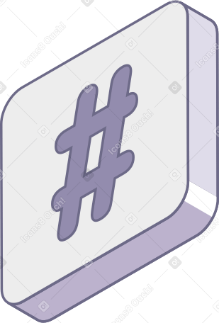 hashtag icon PNG, SVG