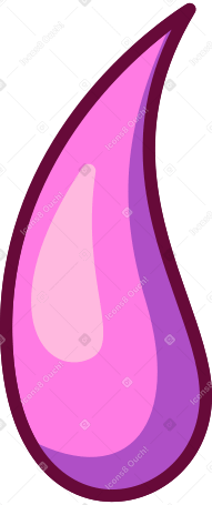 pink drop Illustration in PNG, SVG