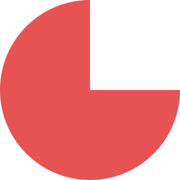 Red chart shape PNG、SVG