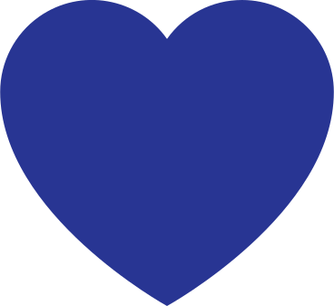 Coração azul escuro PNG, SVG