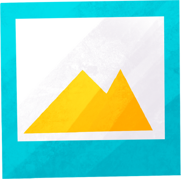 Bild mit gelben bergen PNG, SVG