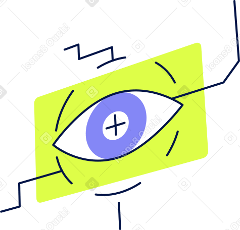 retina recognition window PNG, SVG