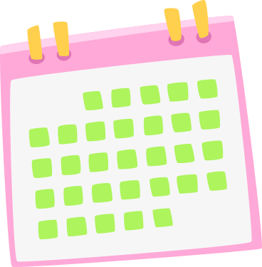 pink calendar PNG, SVG