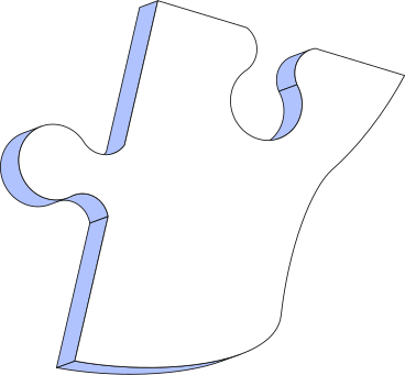 Stück kopf puzzle PNG, SVG