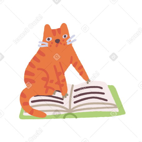 Cat is reading PNG, SVG