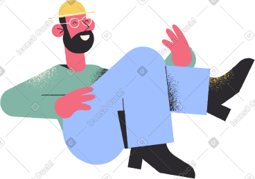 Man sitting PNG, SVG