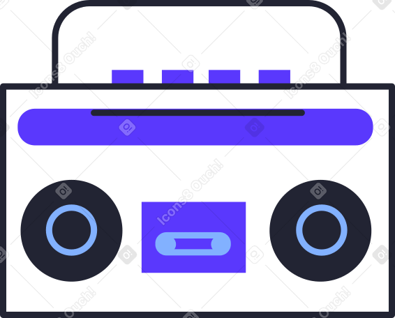 retro record player Illustration in PNG, SVG