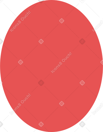 red ellipse PNG、SVG
