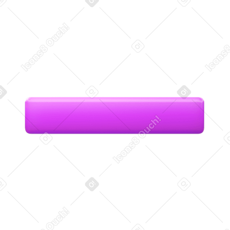 3D Púrpura menos PNG, SVG