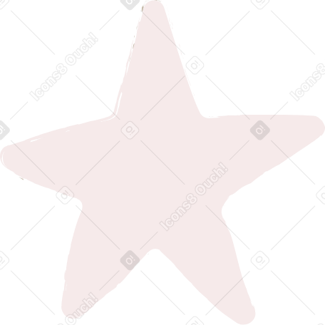 light pink star PNG、SVG