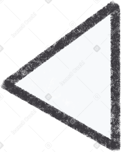 black triangular arrow PNG、SVG