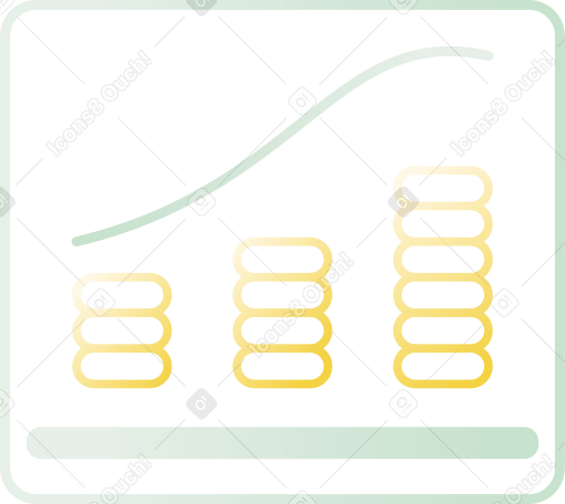 cornice con grafico PNG, SVG