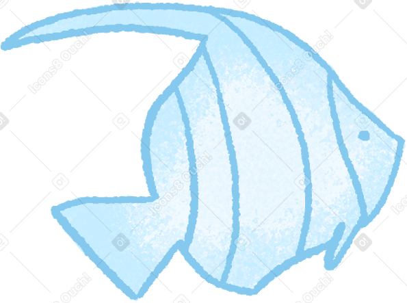 blue fish в PNG, SVG