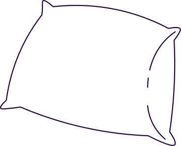 Weißes voluminöses kissen PNG, SVG