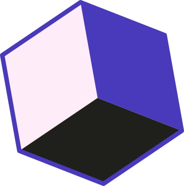 cube in three colors PNG, SVG