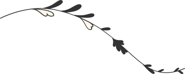 Long branch with black leaves в PNG, SVG