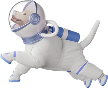 dog astronaut PNG、SVG
