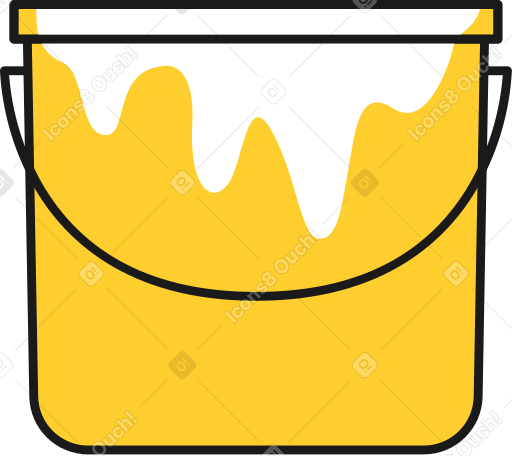 paint bucket PNG, SVG