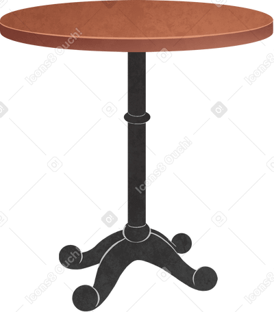 Tavolo di legno PNG, SVG