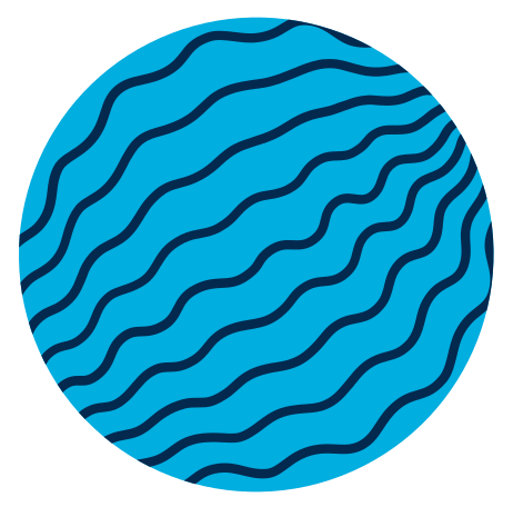 Blue planet Illustration in PNG, SVG