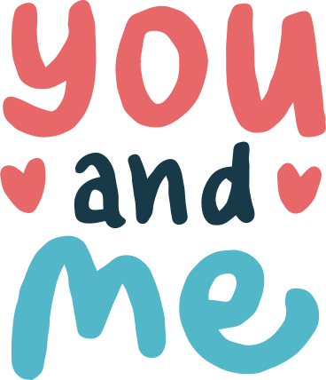 You and me PNG, SVG