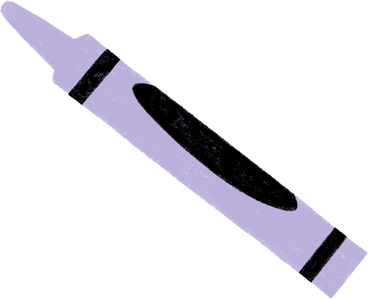 purple crayon PNG, SVG