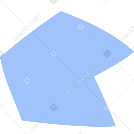 polygon blue Illustration in PNG, SVG