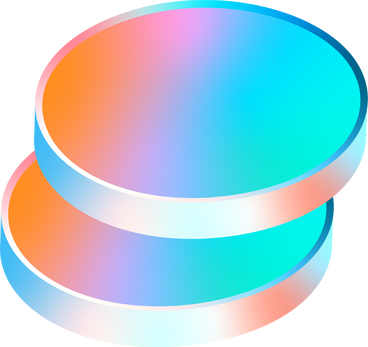 two coins in a stack PNG, SVG