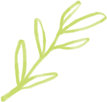 linear branch with leaves PNG, SVG