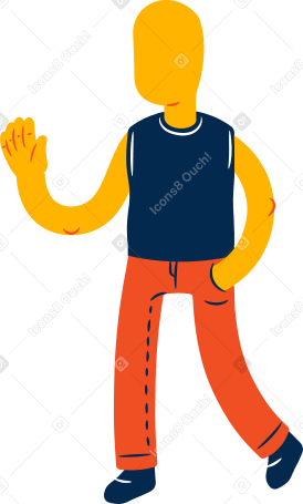 boy going PNG, SVG