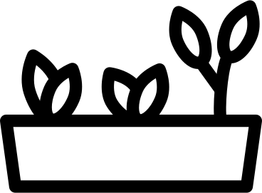 Sämlingstopf mit pflanzen PNG, SVG