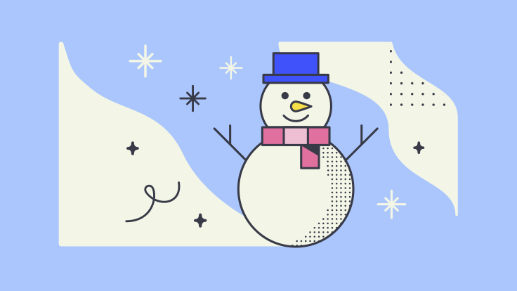 Illustrations vectorielles Flocon de neige