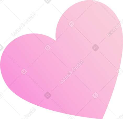 Coração pequeno rosa PNG, SVG