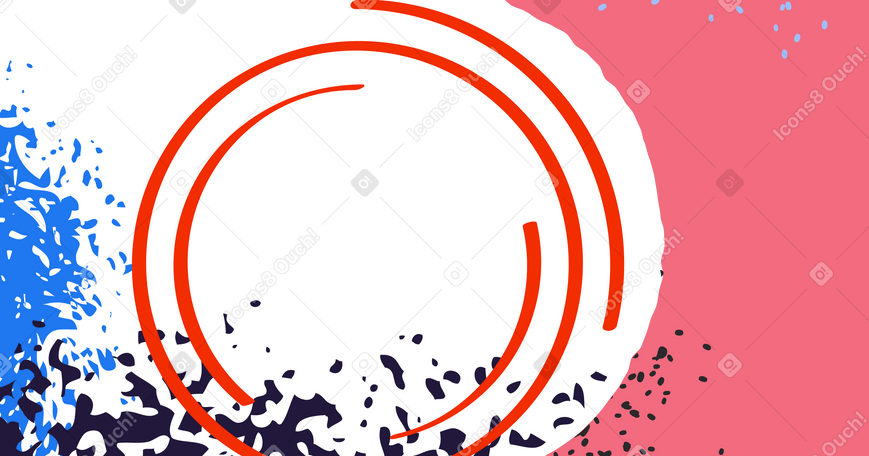 Abstract background with red spots and space for text Illustration in PNG, SVG