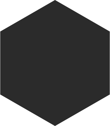 black hexagon PNG, SVG