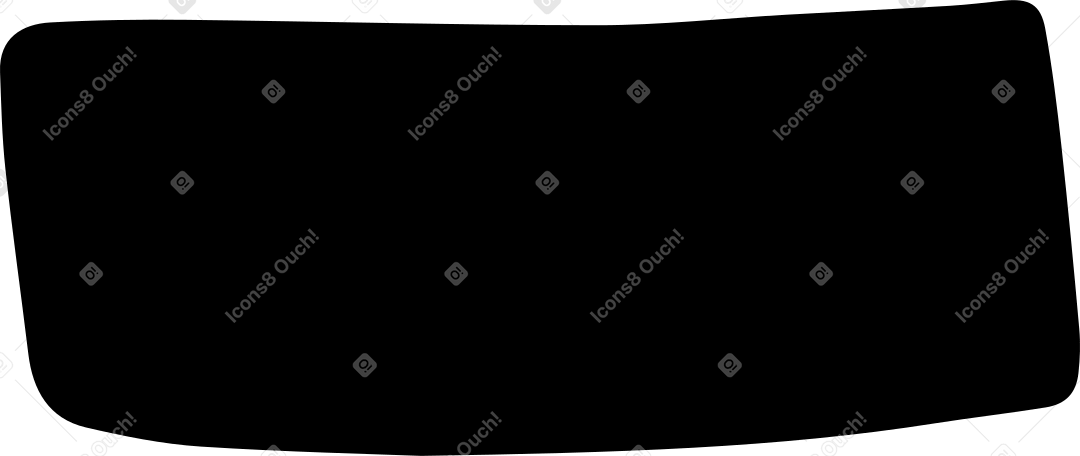 прямоугольная наклейка в PNG, SVG