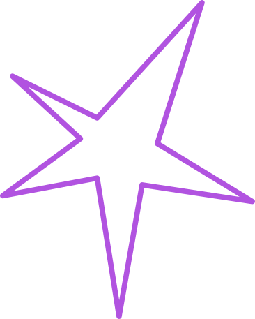 crooked star PNG, SVG