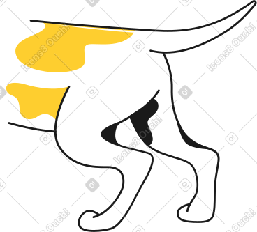 Dog butt PNG, SVG