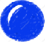 blue round confetti Illustration in PNG, SVG