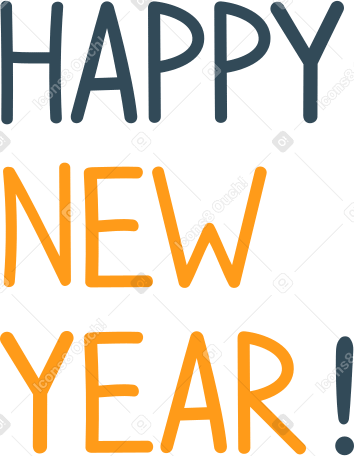 happy new year PNG, SVG