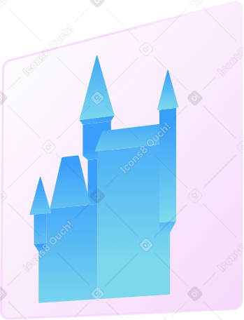 城堡图标 PNG, SVG