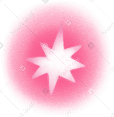 pink shining star в PNG, SVG